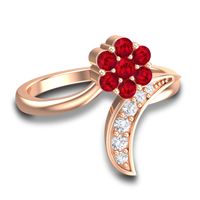 Petite Floral Bana Ring