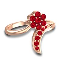 Petite Floral Bana Ring