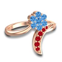 Petite Floral Bana Ring