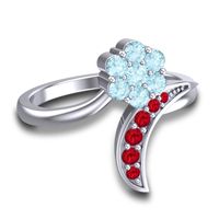 Petite Floral Bana Ring