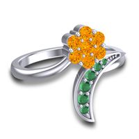Petite Floral Bana Ring