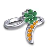 Petite Floral Bana Ring