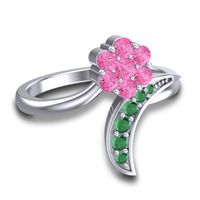Petite Floral Bana Ring