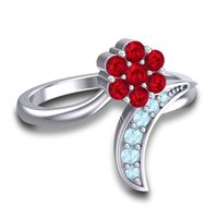 Petite Floral Bana Ring