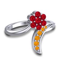 Petite Floral Bana Ring