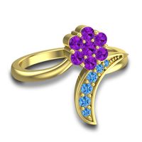 Petite Floral Bana Ring