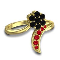 Petite Floral Bana Ring