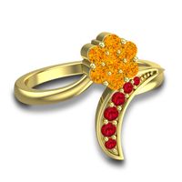 Petite Floral Bana Ring