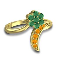 Petite Floral Bana Ring