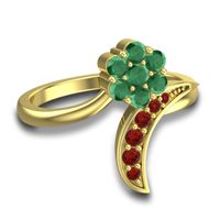 Petite Floral Bana Ring