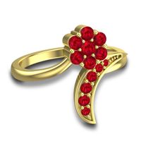Petite Floral Bana Ring