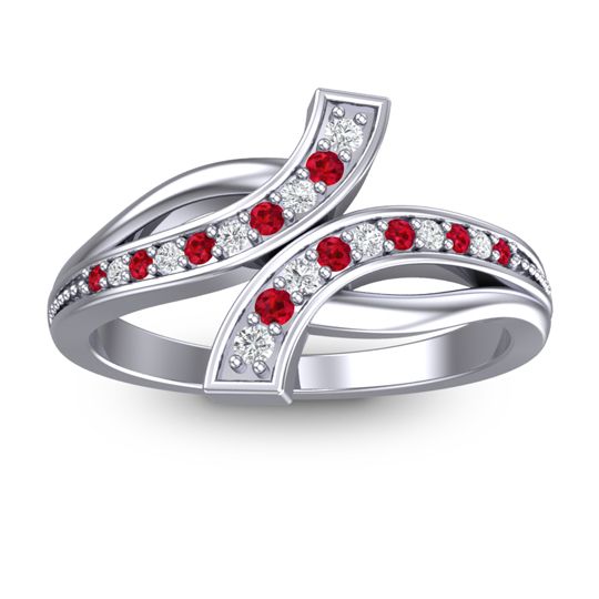 Simple Pave Yukta Ring