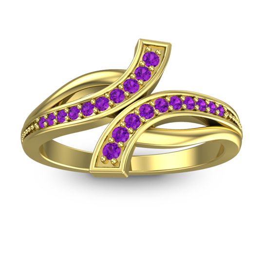 Simple Pave Yukta Ring