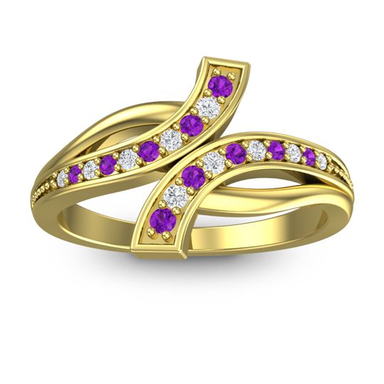 Simple Pave Yukta Ring