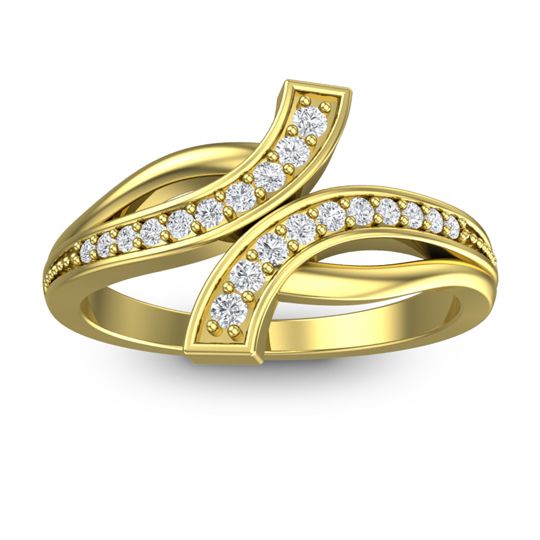 Simple Pave Yukta Ring