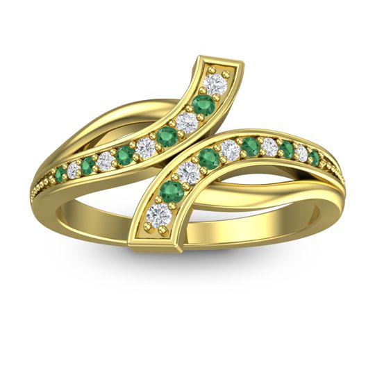 Simple Pave Yukta Ring