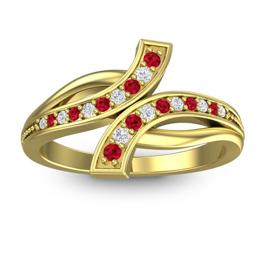 Simple Pave Yukta Ring