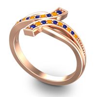 Simple Pave Yukta Ring