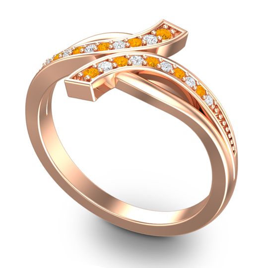 Simple Pave Yukta Ring