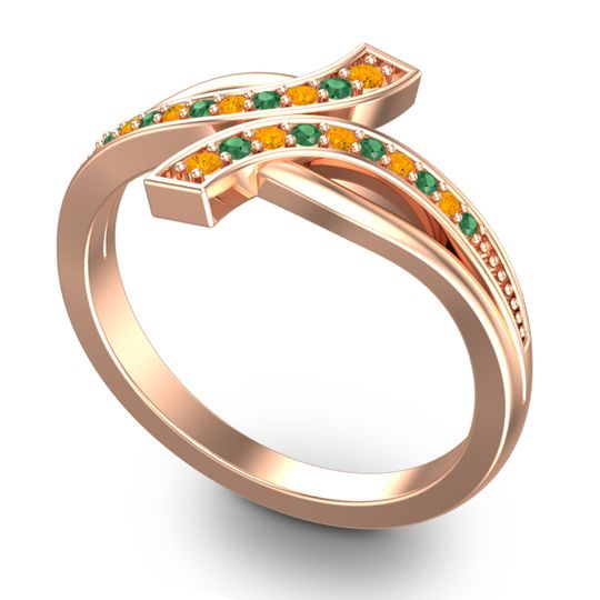 Simple Pave Yukta Ring
