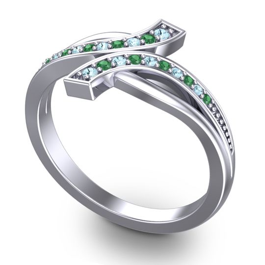 Simple Pave Yukta Ring