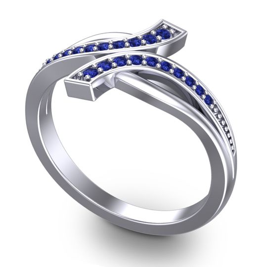 Simple Pave Yukta Ring