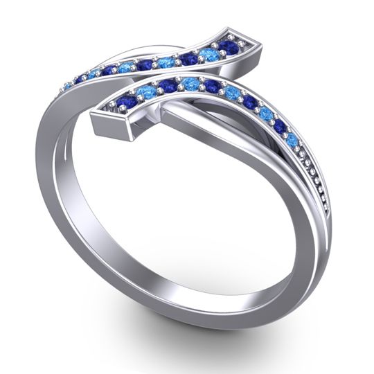 Simple Pave Yukta Ring