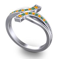 Simple Pave Yukta Ring