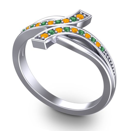 Simple Pave Yukta Ring