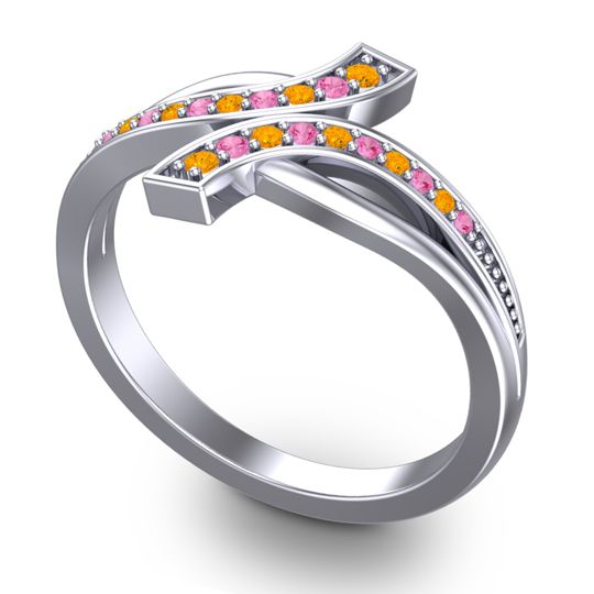 Simple Pave Yukta Ring