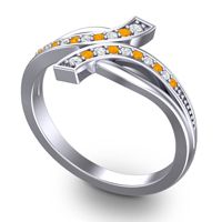 Simple Pave Yukta Ring