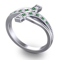 Simple Pave Yukta Ring