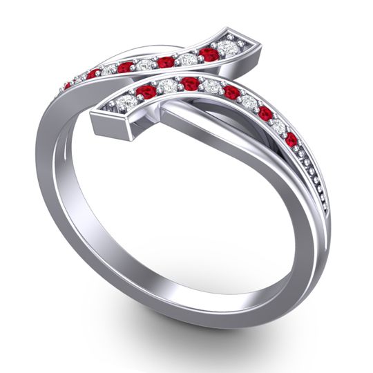 Simple Pave Yukta Ring
