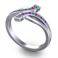 Simple Pave Yukta Ring