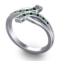 Simple Pave Yukta Ring