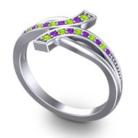 Simple Pave Yukta Ring