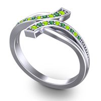 Simple Pave Yukta Ring