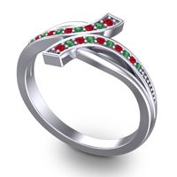 Simple Pave Yukta Ring