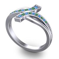 Simple Pave Yukta Ring