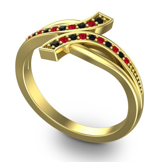 Simple Pave Yukta Ring