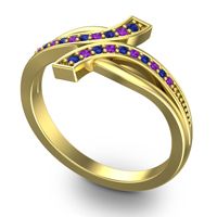 Simple Pave Yukta Ring
