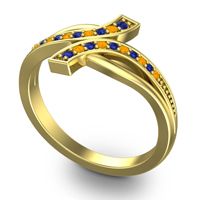 Simple Pave Yukta Ring