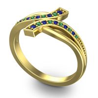 Simple Pave Yukta Ring