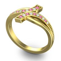 Simple Pave Yukta Ring