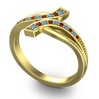 Simple Pave Yukta Ring