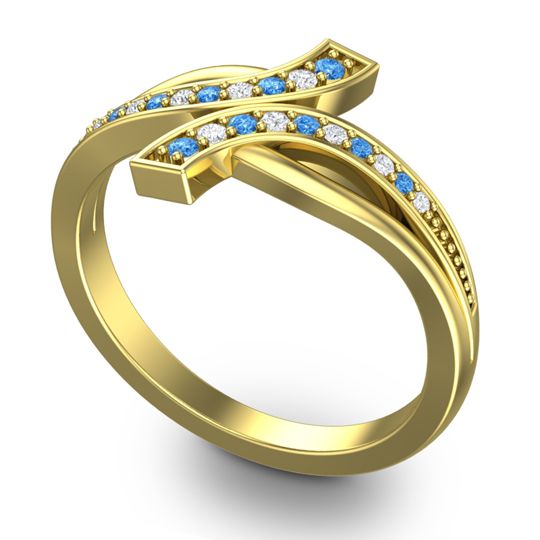 Simple Pave Yukta Ring