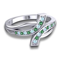 Simple Pave Yukta Ring