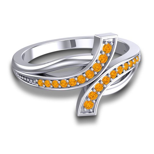 Simple Pave Yukta Ring