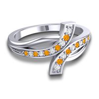 Simple Pave Yukta Ring