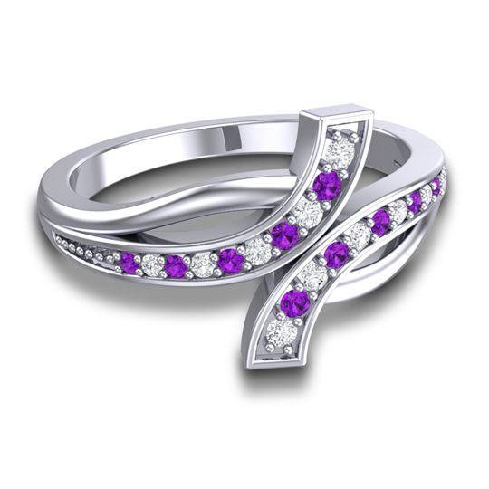 Simple Pave Yukta Ring